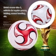 thumbnail image 4 of Toystoory Competición profesional de fútbol, partido de aprendizaje para principiantes, pelotas de aprendizaje de fútbol, Deportes y aire libre Rojo, 4 of 6