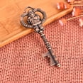 thumbnail image 2 of Retro key bottle opener retro metal beer keychain Santa Claus key bottle opener - Ancient Blue, 2 of 6
