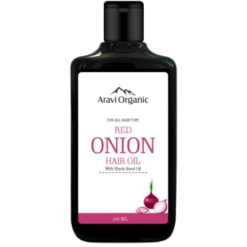 Onion Black Seed Hair Oil 6.7 Ounce Natural Hair Care & Growth