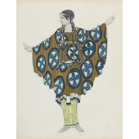Leon Baksts Costume Design For Ballet Russe Production Of Daphnis And Chloe