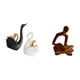 thumbnail image 5 of Figuras de cisne y estatua de pensador humano, arte abstracto, artesanías, adornos de mesa, colección para oficina, bar, boda, estantería, decoración, 5 of 8