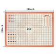 thumbnail image 5 of Silicone Pastry Mat with Measurements, RUK Large Thick Non Stick Silicone Baking Fondant Mat Counter Mat, Dough Rolling Mat Pie Crust, Pizza and Cookies, Premium Kneading Mat (20 x 28Inch), 5 of 5