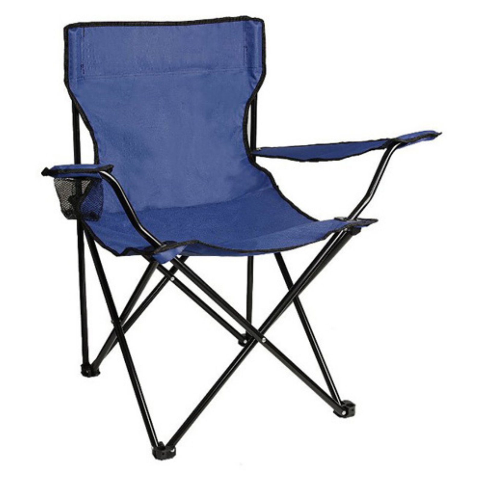 ALEKO BC01 Foldable Camping Hiking Beach Chair Outdoor Picnic Lounge Patio Lawn Garden Chair, Dark Blue - image 2 of 2