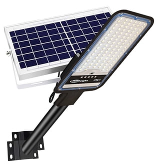 PFCTART 5000W LED Solar Street Light – IP67, Dusk-to-Dawn, With Pole & Remote Control