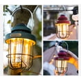 thumbnail image 4 of Lámpara de camping retro, luz de ambiente, luz de tienda de campaña, lámpara de caballo, lámpara portátil recargable, lámpara portátil, lámpara de camping multifuncional, 4 of 6
