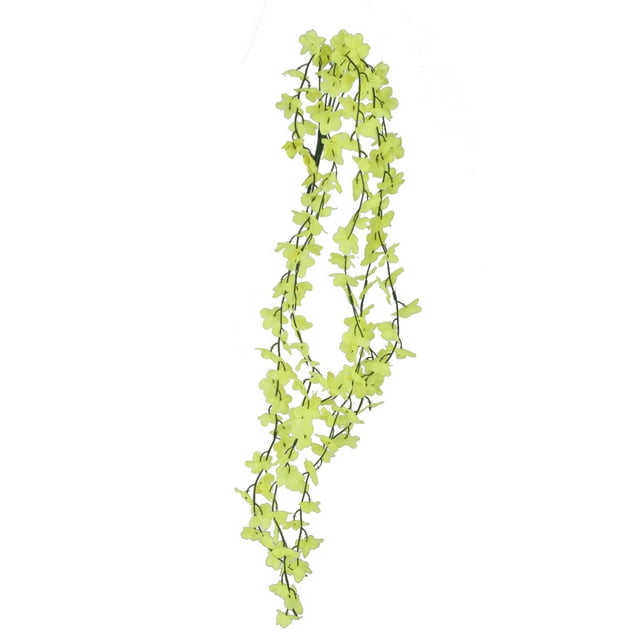 Guirnalda de hiedra artificial colgante de 5 ramas, decoración vegetal, 5 colores