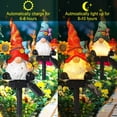 thumbnail image 5 of GQDIN Solar Gnome Garden Lights, Outdoor Gnome Statue with Flowers & Apple, Solar Powered Fairy Garden Lights Gnome Decorations for Home Outside Yard Lawn Patio Gnomes Gifts, 5 of 7