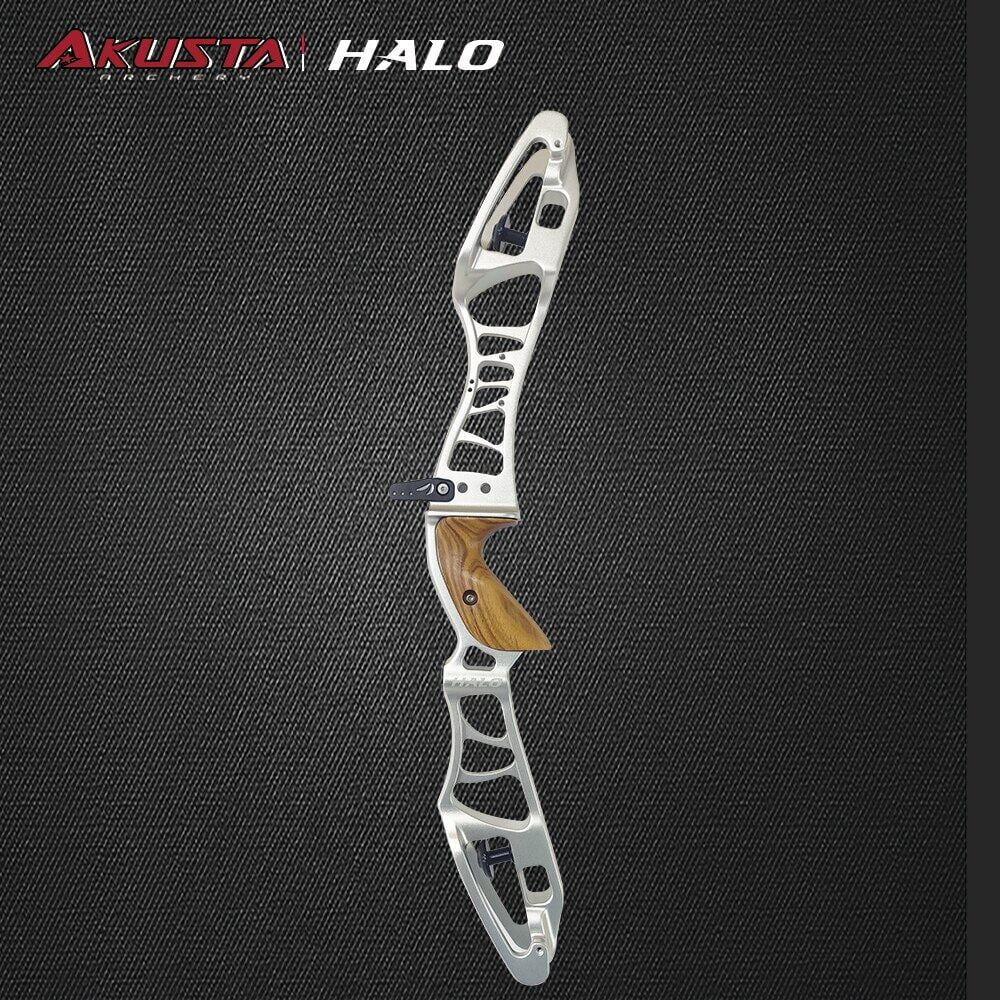 Akusta Halo Series 21 inch 23 inch ILF Riser Archery Recurve Bow Handle for Aluminum Alloy CNC Right Hand