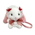 thumbnail image 4 of Cute Cartoon Plush Rabbit Shoulder Plush Handbag Shoulder Bag Bag Animal Purse Cellphone Bag, 4 of 9