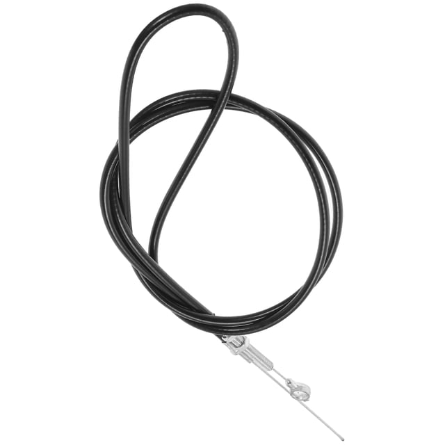 Luxshiny 2Pcs Go Kart Throttle Cable Kit Black Plastic Material for Easy Installation and Stability