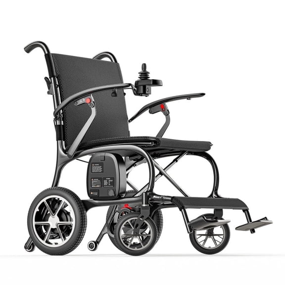 Wefree Electric Wheelchair 20 Miles Long Travel Range, 25.8lb Lightweight Electric Wheelchair for Adults, Foldable Motorized Wheelchairs for All Terrain, Compact Portable Airline Approved
