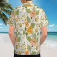 thumbnail image 6 of High Quality Hawaiian Shirts for Men Short Sleeve Aloha Beach Shirt Floral Summer Casual Button Down Shirts Blouses RAMUBK, 6 of 7