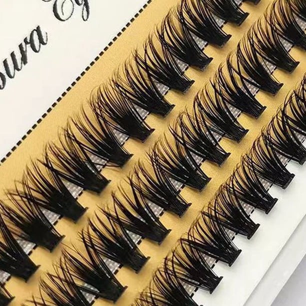 Pestañas postizas esponjosas naturales rusas prefabricadas, maquillaje profesional, forma A/M, pinchos de racimo, nuevo