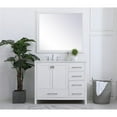 thumbnail image 6 of 42 inch Single Bathroom Vanity in White, 6 of 8
