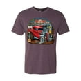 thumbnail image 2 of Wild Bobby, Vintage Hot Rod Old Garage Cars and Trucks Mens Premium Tri Blend T-Shirt, Vintage Purple, Medium, 2 of 3