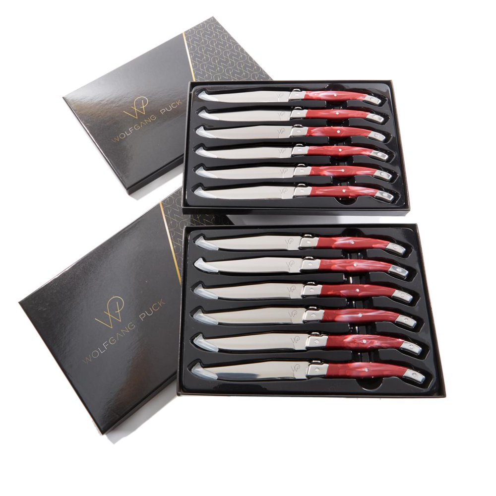 Wolfgang Puck 12piece High Carbon Steel Steak Knife Set