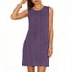 thumbnail image 3 of TaTaai Women's Casual Pullover Dress Sleeveless Round Neck Solid Color Slip Dress with Side Slit Lightweight Stretchy Summer Wear Gift, 3 of 6