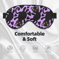 thumbnail image 3 of Cauagu Cartoon Black Cats Print Sleep Eye Mask, Blindfold Eye Sleep Shade Cover with Elastic Strap/Headband Eye Cover Eyeshade for Night Sleeping/Travel Nap, 3 of 7