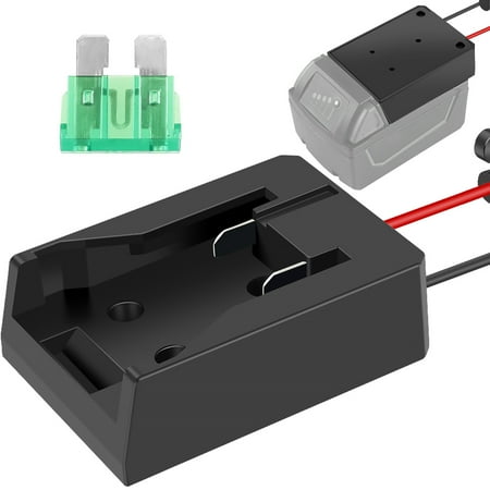 

Welpettie Power Wheel Adapter Portable Insulated Power Connector Compatible with Milwaukee 14.4V/18V for Makita 14.4-60V for Dewalt 10.8V/14.4V/18V/20VXR/60V Lithium Battery