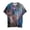 A-B, variant on Short Sleeve T Shirt for Men Stars Print Graphic Crewneck Summer Novelty Tee Boy Tops