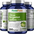thumbnail image 4 of Citrus Bergamot Capsules 15,000mg, 200 Capsules - 25:1 Bergamot Extract - 200 Servings, Bioperine, Vegan, Non-GMO, 4 of 6