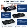 thumbnail image 5 of PHLARE 2 Pack ESD Anti-Static Tempered Glass Screen Protector for iPhone 17 Pro Max 6.9 Inch with Magic Box Installation Tray, 9H Shatter-Proof HD Clear, Anti-Fingerprint Bubble, 5 of 7