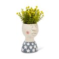 thumbnail image 2 of Small Holiday Female Head Planter, 2 of 4