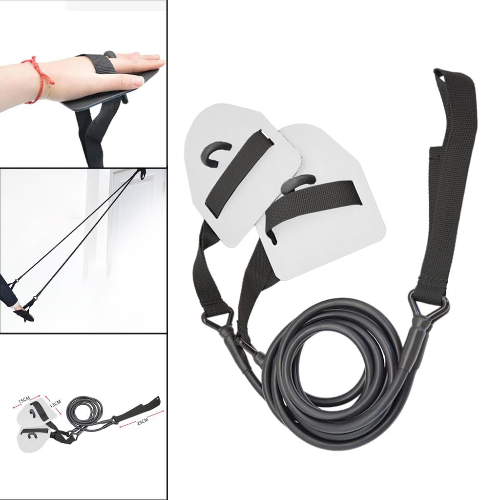 Axioma Swimming Arm with Paddles, Device, Resistance Exercise Band Set for Swimming A White