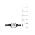 thumbnail image 2 of Everly Women's Diamond Sterling Silver Engagement Ring, 2 of 3
