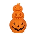 thumbnail image 2 of Halloween Decorations Savings, Tarmeek Halloween Pumpkin LED Candle Flameless Candle Orange Plastic Glow-in-the-Dark Spooky Light Party Decor for Home Tabletop Standard Size Pumpkin Themed, 2 of 6