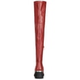 thumbnail image 2 of Unique Bargains Bottes à Plateforme au-Dessus du Genou à Talon Compensé pour Femmes, 2 of 7