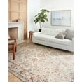 thumbnail image 2 of Loloi Estelle Collection EST-01 Ivory / Rust Oriental Area Rug 2'-7" x 8'-0", 2 of 7