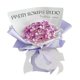 thumbnail image 1 of Ramo de flores de magnolia de imitación DIY, flores artificiales, elegante regalo de boda pétalos de púrpura, 1 of 9