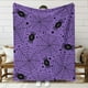 thumbnail image 4 of Manta con estampado de calabaza de Halloween, moderna manta cálida de franela para dormitorio, 4 of 6