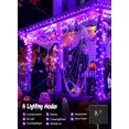 thumbnail image 2 of Minetom Red White Blue Lights, 2Pack Total 200 LED 80FT 4th of July Patriotic Lights 8 Modes, Waterproof Solar String Lights Outdoor,Solar String Lights for Outside Independence Day Memorial Day Decor, 2 of 10