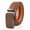 Cognac, variant on Genuine Leather Mens Ratchet Belt With Adjustable Automatic Buckle Belts For Men