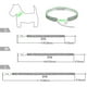 thumbnail image 4 of BRIGHTFUFU Collar de perro de diamantes de imitación de 1 pieza, cadena de cuello de gato elástica creativa con encanto para mascota, cachorro, gatito (tamaño blanco M 25 CM + 5 CM), 4 of 7