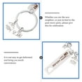 thumbnail image 3 of ULTNICE House Key Ring Stainless Keychain Silver 1Pcs Welcome Back Home present, 3 of 8
