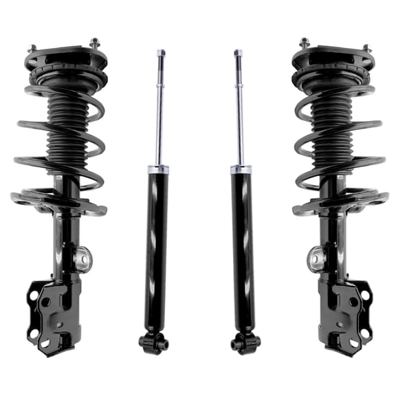 Front Complete Struts W/ Coil Spring & Rear Shocks For Lexus CT200H 2014-2017