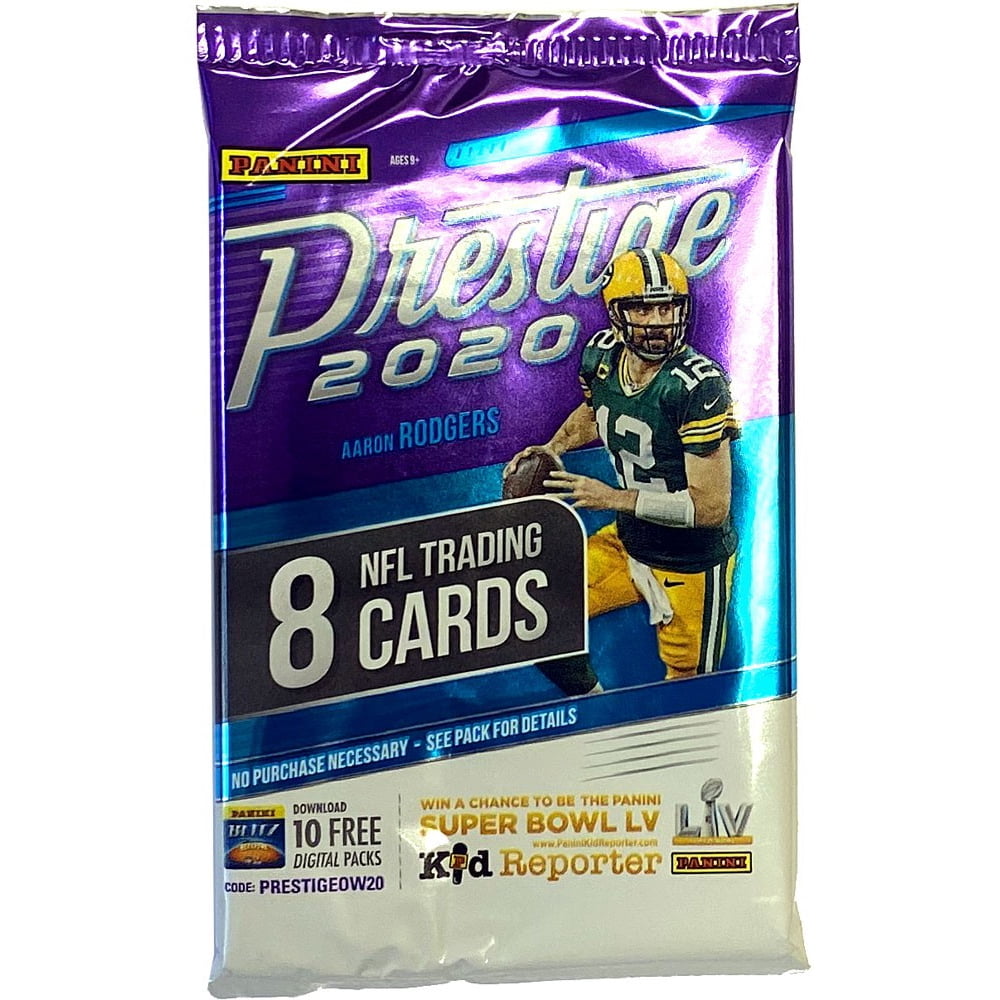 NFL Panini 2020 Prestige Football Trading Card RETAIL Pack [8 Cards