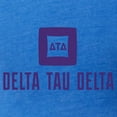 thumbnail image 3 of CafePress - Delta Tau Delta Purple Stacked Signature T Shirt - Mens Football Shirt, 3 of 4
