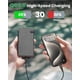 thumbnail image 3 of Cargador solar Hiluckey de 25000 mAh con 4 paneles solares, 3 USB, rojo, 3 of 8