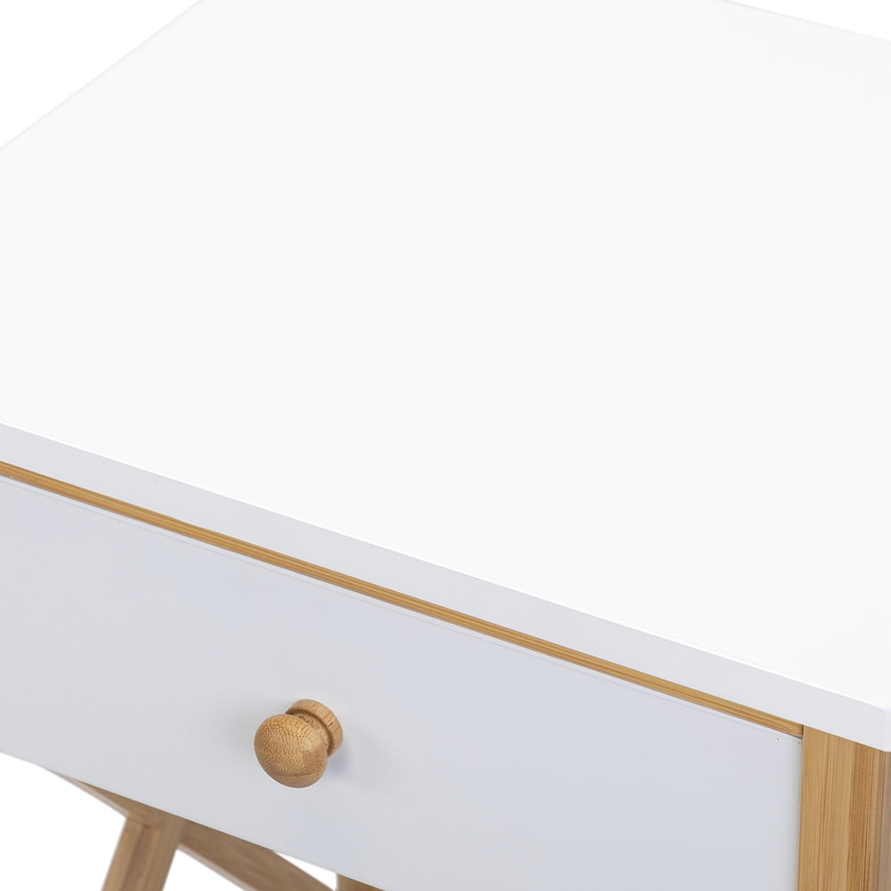 Nightstands Set of 2, Bamboo Night Stand Bedside Table End Table Side Table with Drawer for Bedroom, Living Room, Lounge, Space Saving, Natural Nightstands Set of 2, Bamboo Night Stand Bedside Table End Table Side Table with Drawer for Bedroom, Living Room, Lounge, Space Saving, Natural