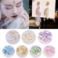 thumbnail image 2 of Seashell Sequins Multicolor Decorative Portable Oval Hologram Mermaid Paillette Sequins Daily Use, 2 of 12