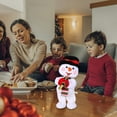 thumbnail image 4 of XUYAN 13" Santa Clau Milu Deer Snowman Christmas Plush Electric Toy Christmas Tree Can Sing and Dance Gift Electric Toy, Singing and Dancing Animated Electric Christmas Toys for Kids, 4 of 5