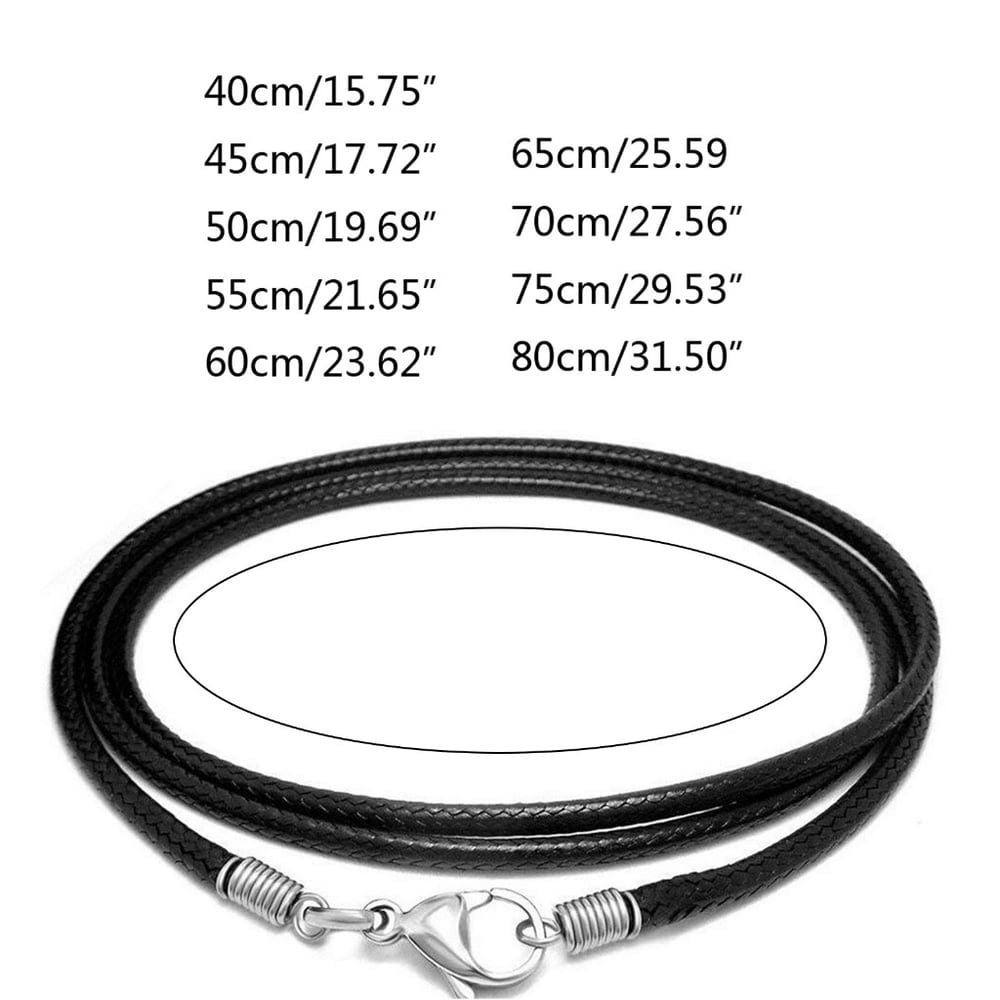 EIMELI Leathers Necklace Cord with Lobster Clasp Jewelry Making DIY Necklaces Pendant