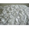 thumbnail image 3 of Fundas de almohada decorativas color marfil de 40 x 40 cm (16 x 16 pulgadas), cojines de seda arrugada para sofá, toile francés, volantes, almohada victoriana con cremallera - Ruffles In Love, 3 of 4