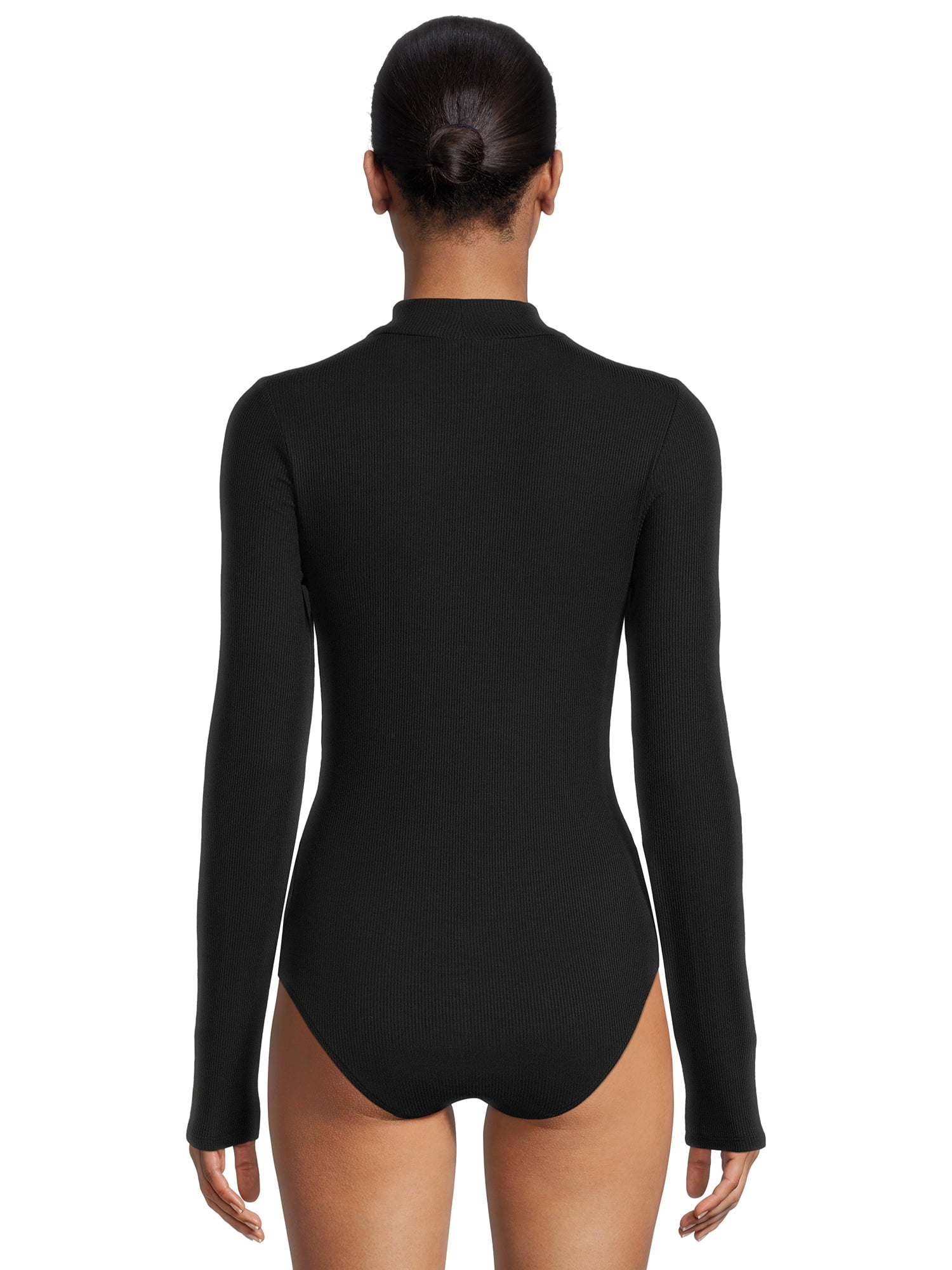 Self Esteem Juniors Ribbed Mock Neck Bodysuit
