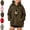 Army Green, variant on GIHAVUR Women'S Pet Hoodie with Cat Carrying Pocket and Hand Pockets Pullover Sweatshirt Side Zip Pocket Trendy Streetwear Top