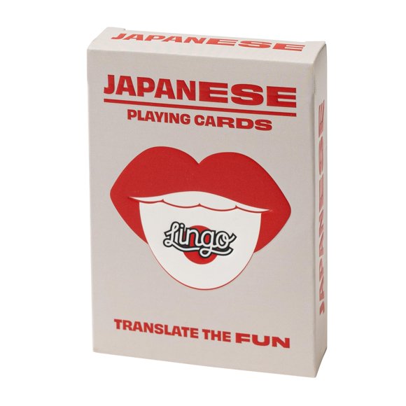 Naipes japoneses Lingo | Tarjetas didácticas de viaje | Aprenda vocabulario japonés de una manera fácil y divertida | 52 traducciones esenciales